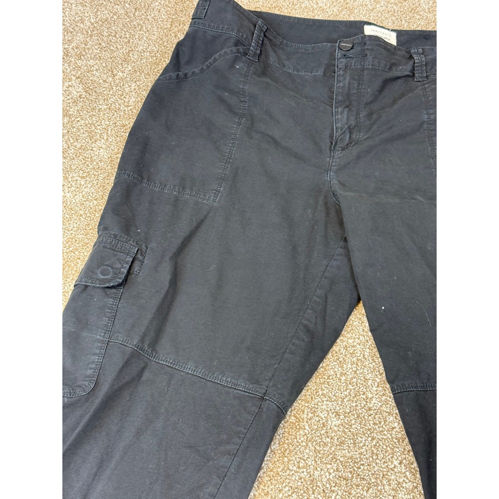 Sanctuary Standard Surplus Black Cargo Jogger Pants Women 32 Gorpcore Streetwear